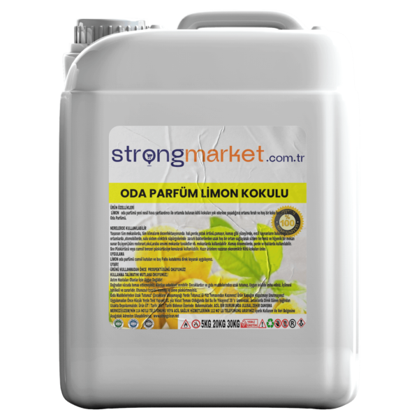 Oda Parfümü Limon Kokulu 5Kg