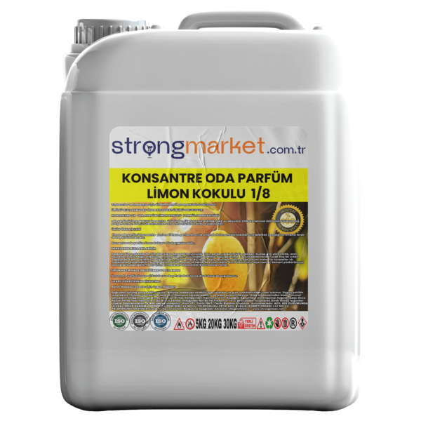 Konsantre Limon Kokulu Oda Parfüm 5kg 1/8